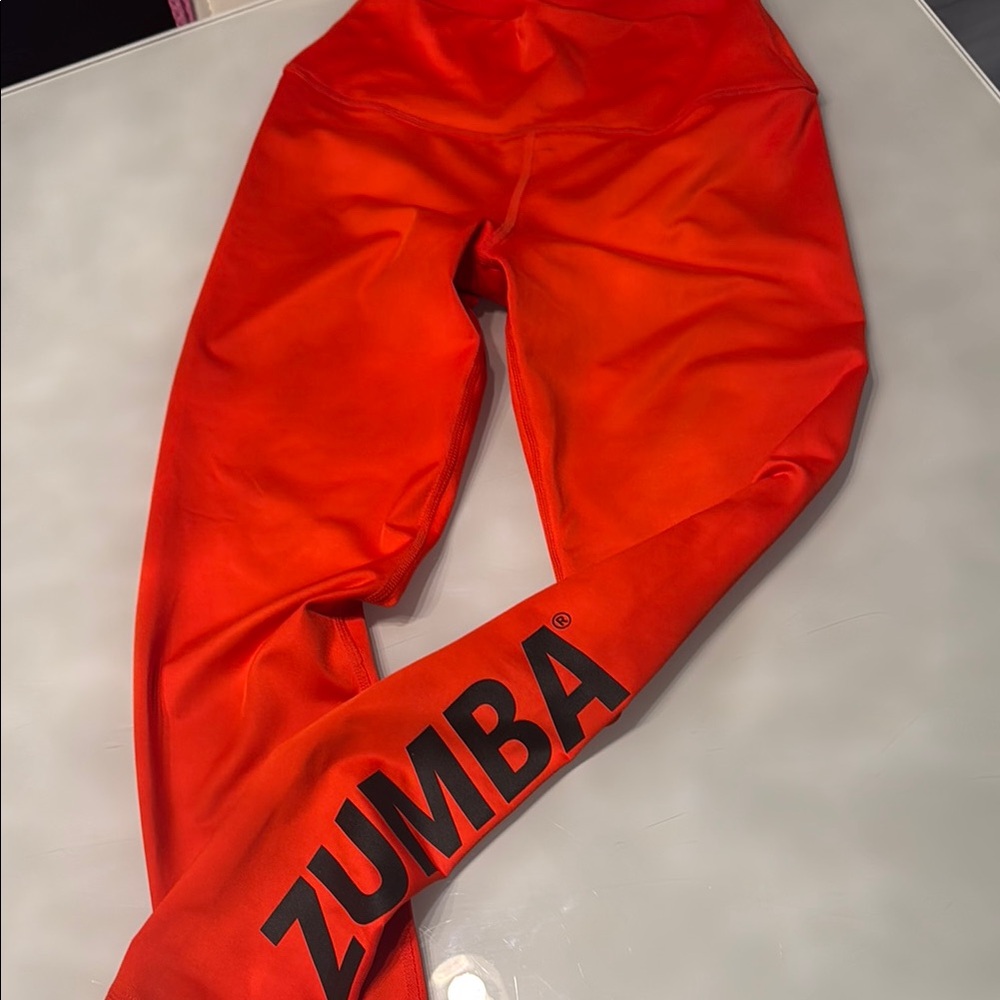 Zumba Fitness Bright Orange Leggings